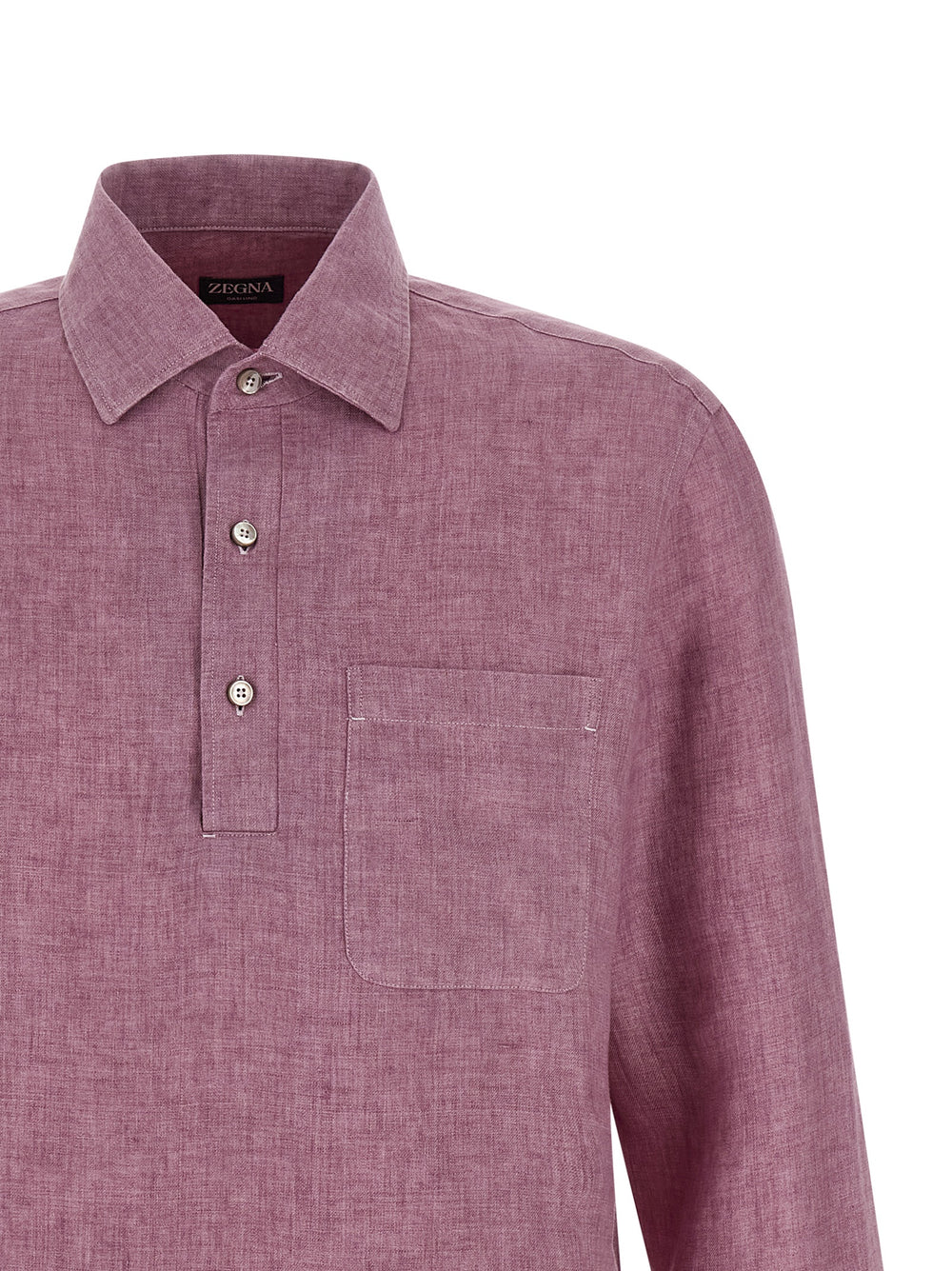 Multicolor Linen Polo Shirt
