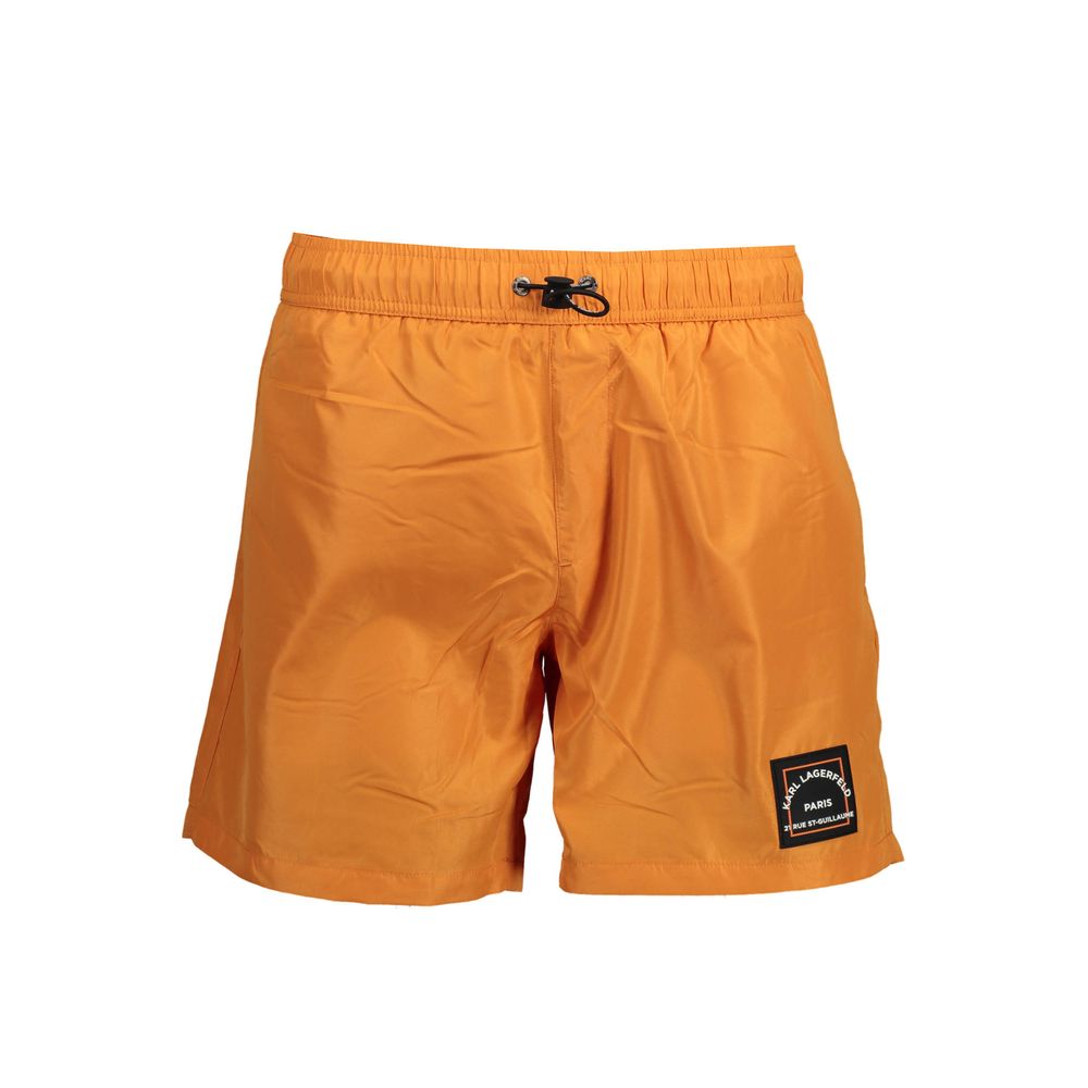 Arancione Polyester Men's Swimwear Boxer mens luxury fashion - Mens Edit