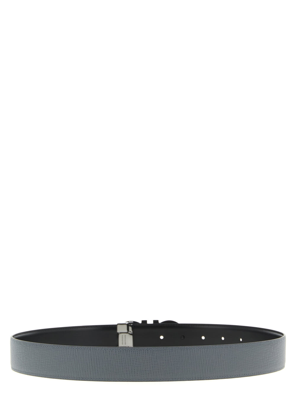 Gray Calfskin Regular Belt