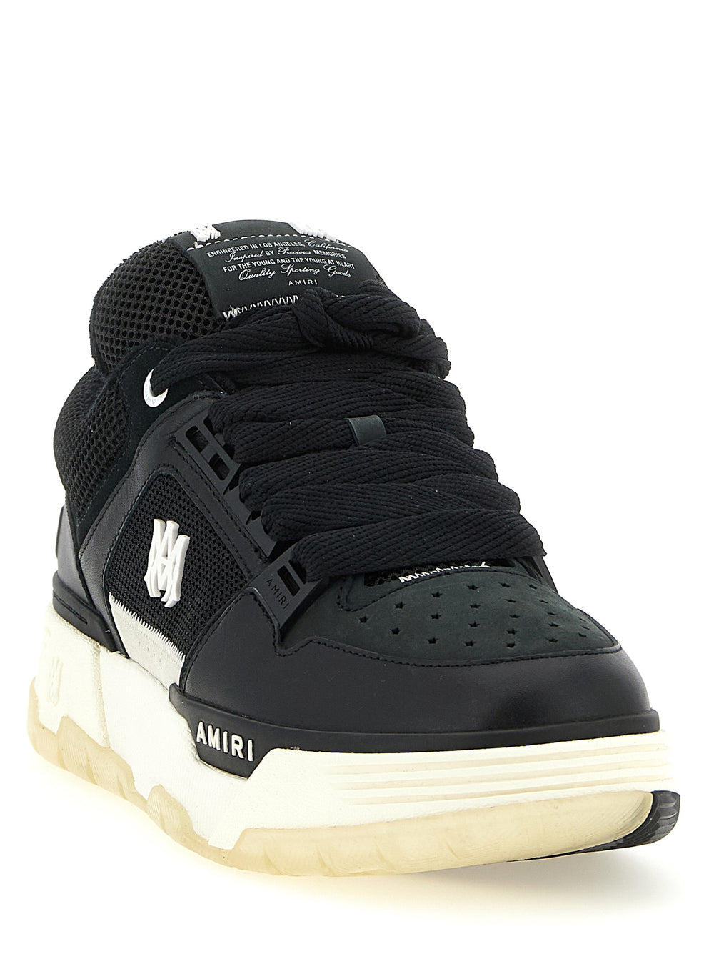 Amiri Ma-1 Δερμάτινα Sneakers σε Μαύρο