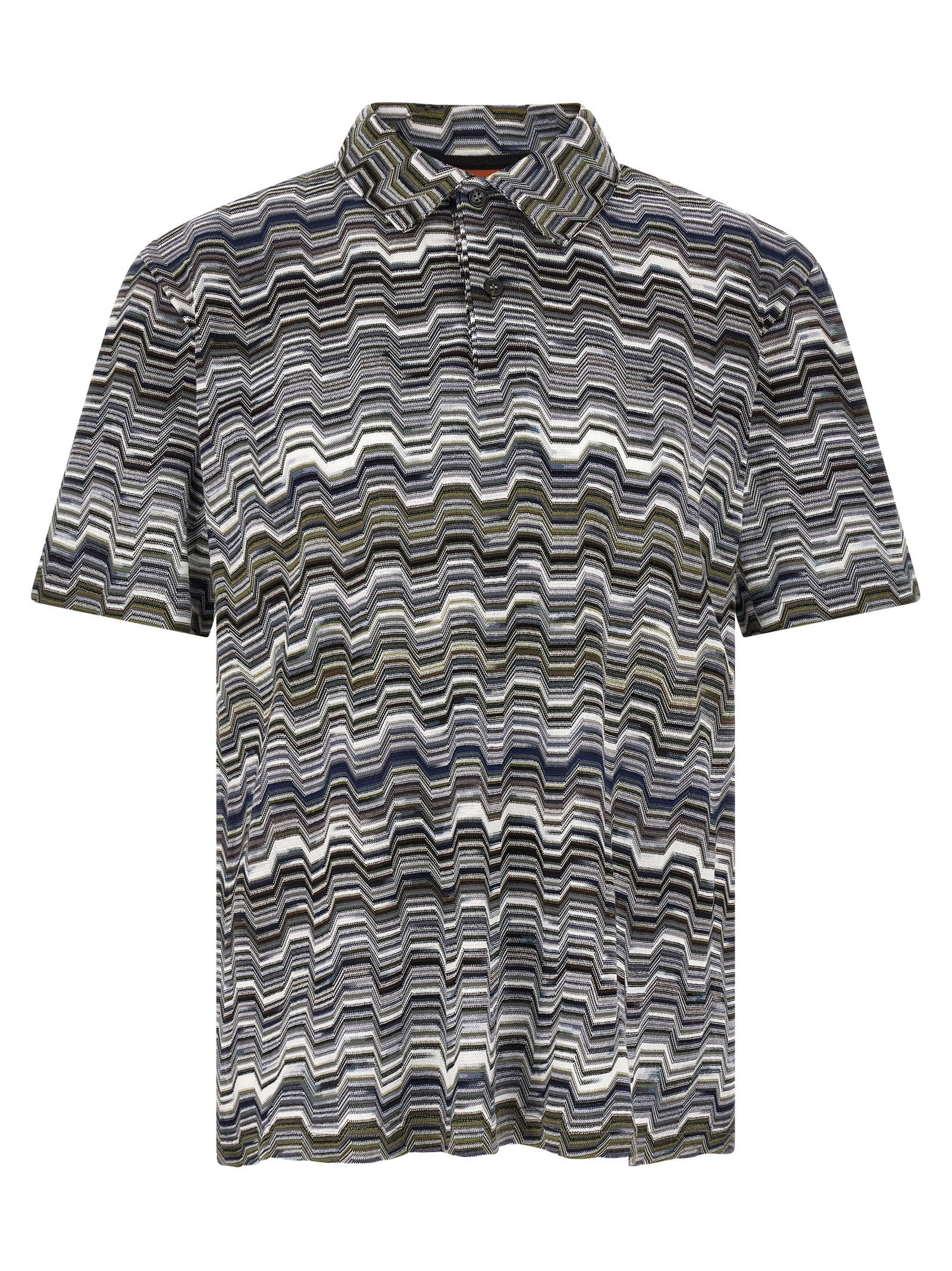 Missoni Βαμβακερό Polo σε Πράσινο