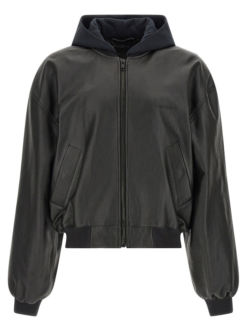 Black Lamb Leather Leather Jacket mens luxury fashion - Mens Edit
