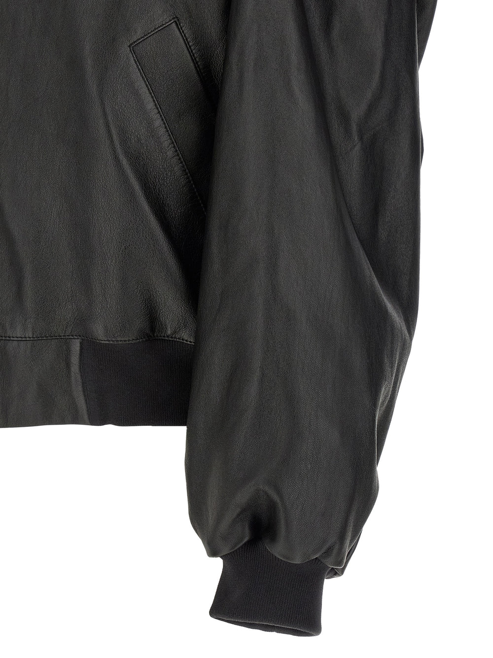 Black Lamb Leather Leather Jacket