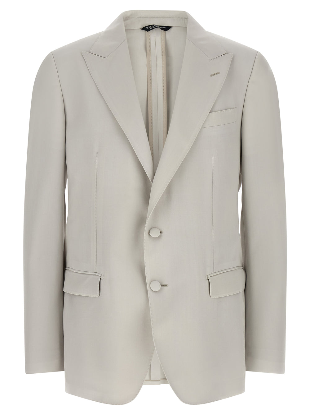 Gray Virgin Wool Blazer