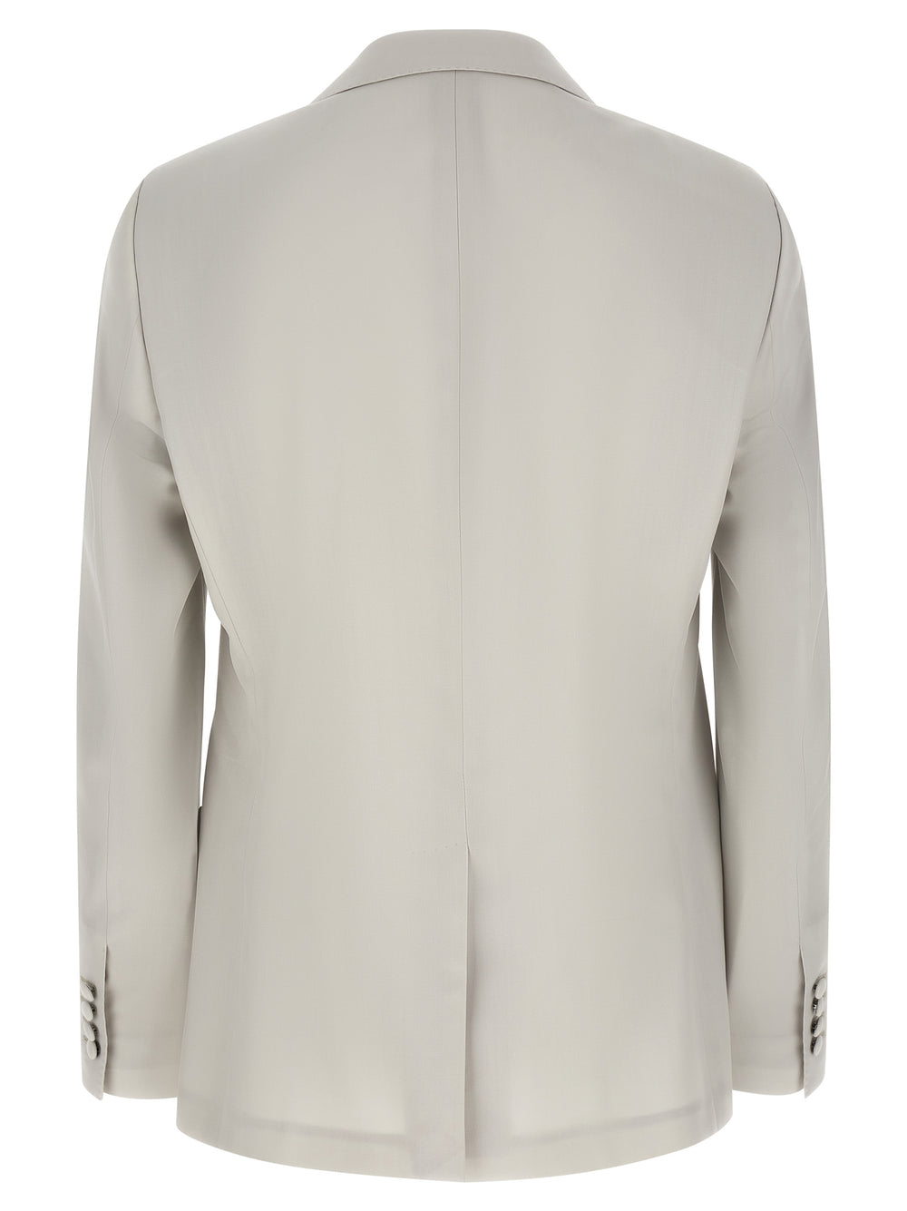 Gray Virgin Wool Blazer