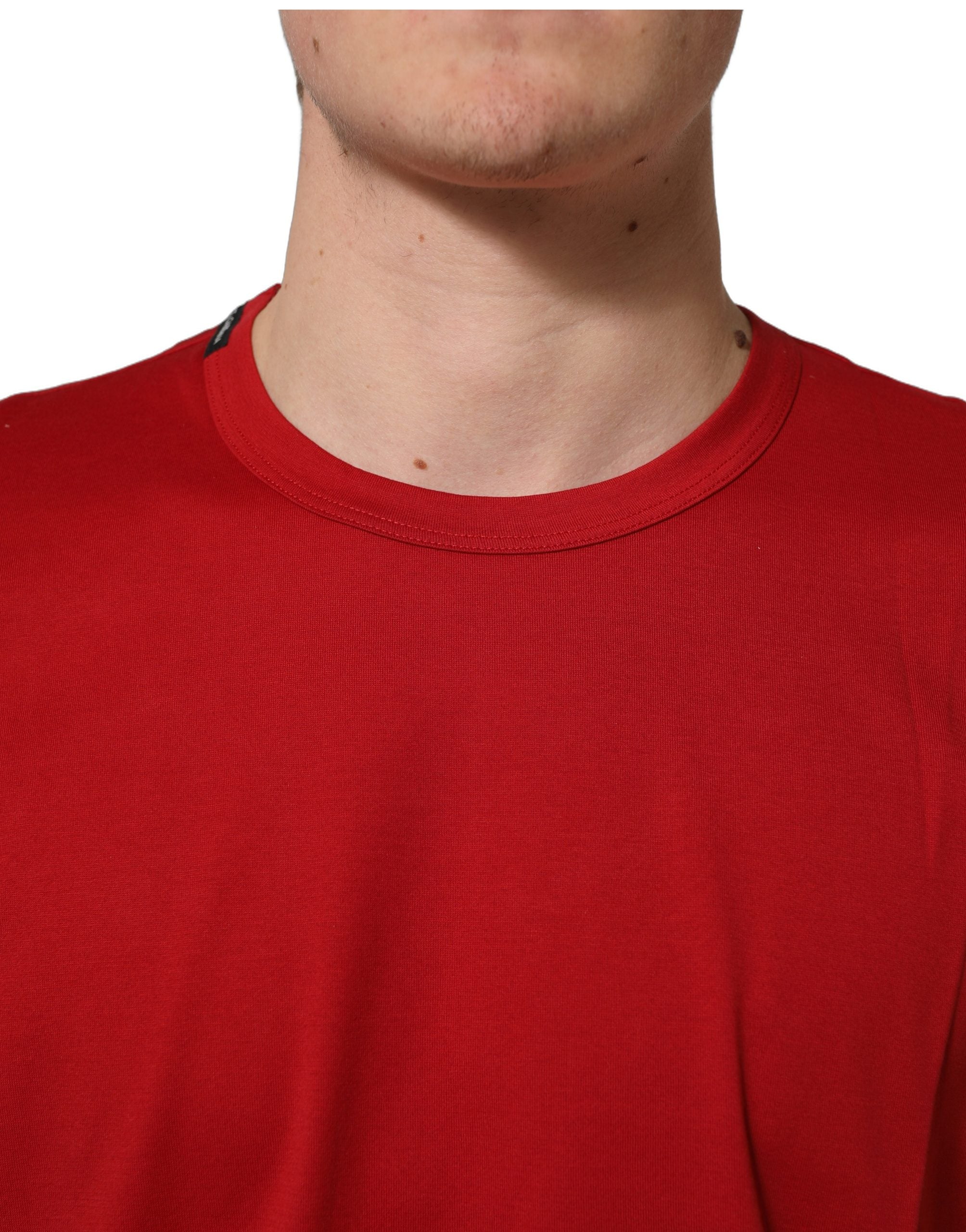 Dolce & Gabbana T-shirt από 100% βαμβάκι σε Κόκκινο