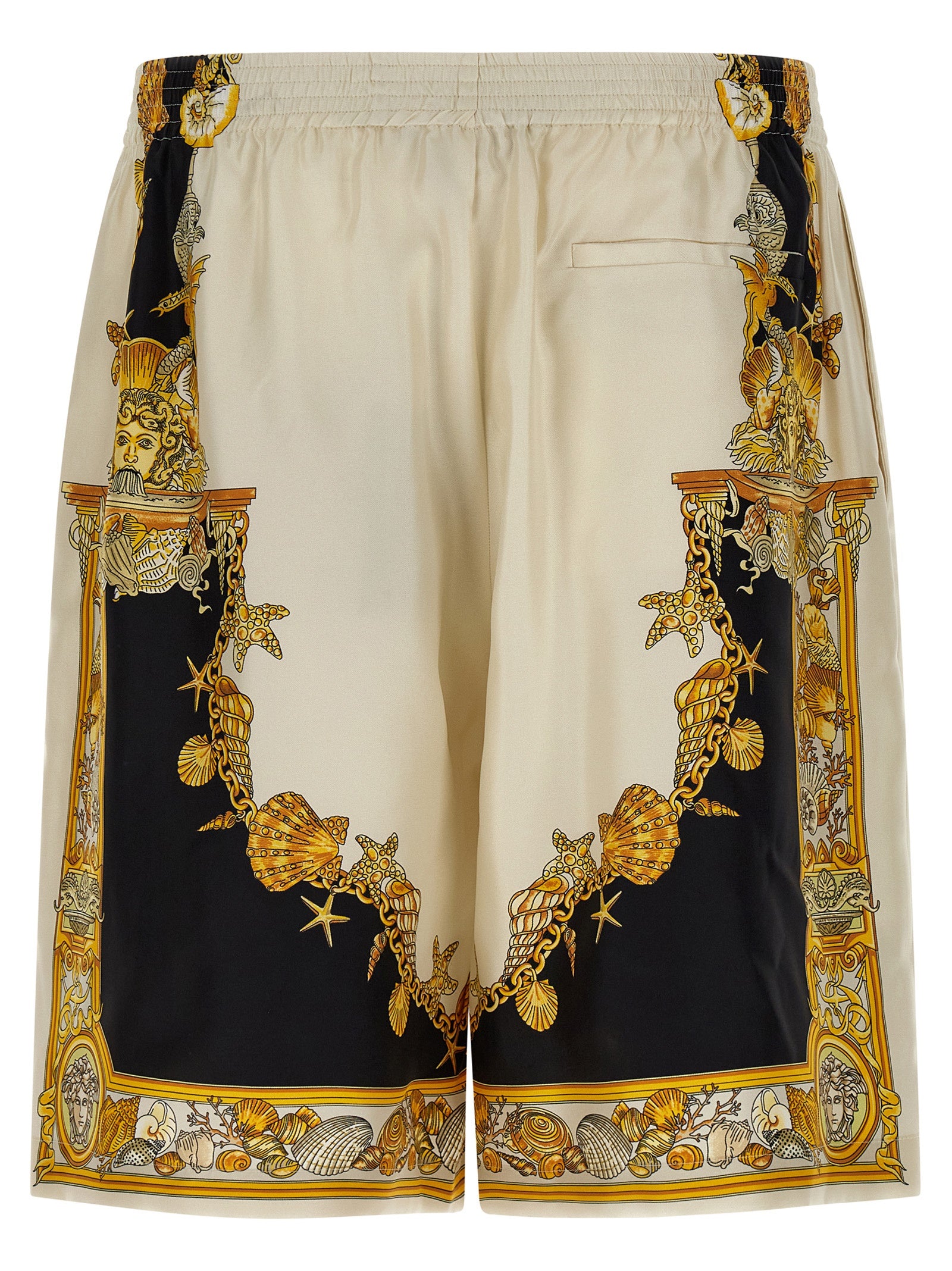 Versace Σορτς από 100% μετάξι σε Πολύχρωμο
