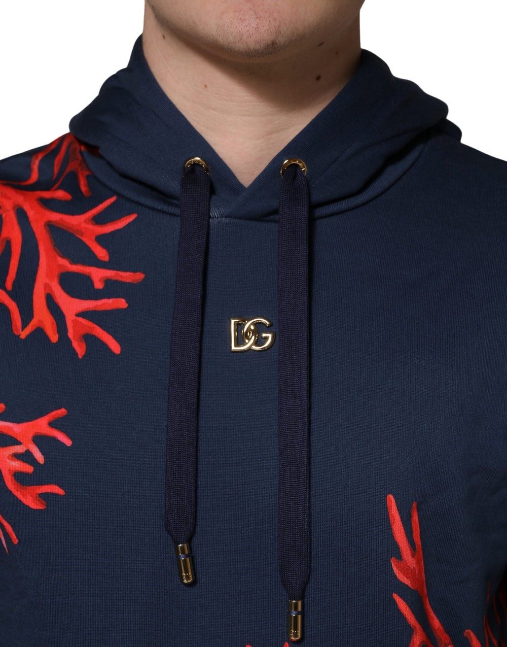 Dolce & Gabbana Βαμβακερό Hoodie σε Μπλε