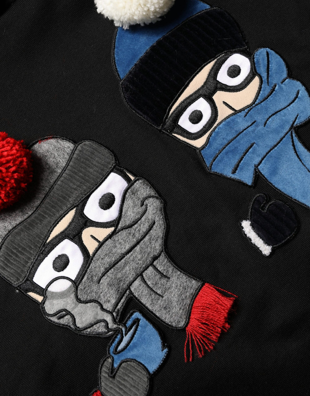 Dolce & Gabbana Hoodie από 100% βαμβάκι σε Μαύρο