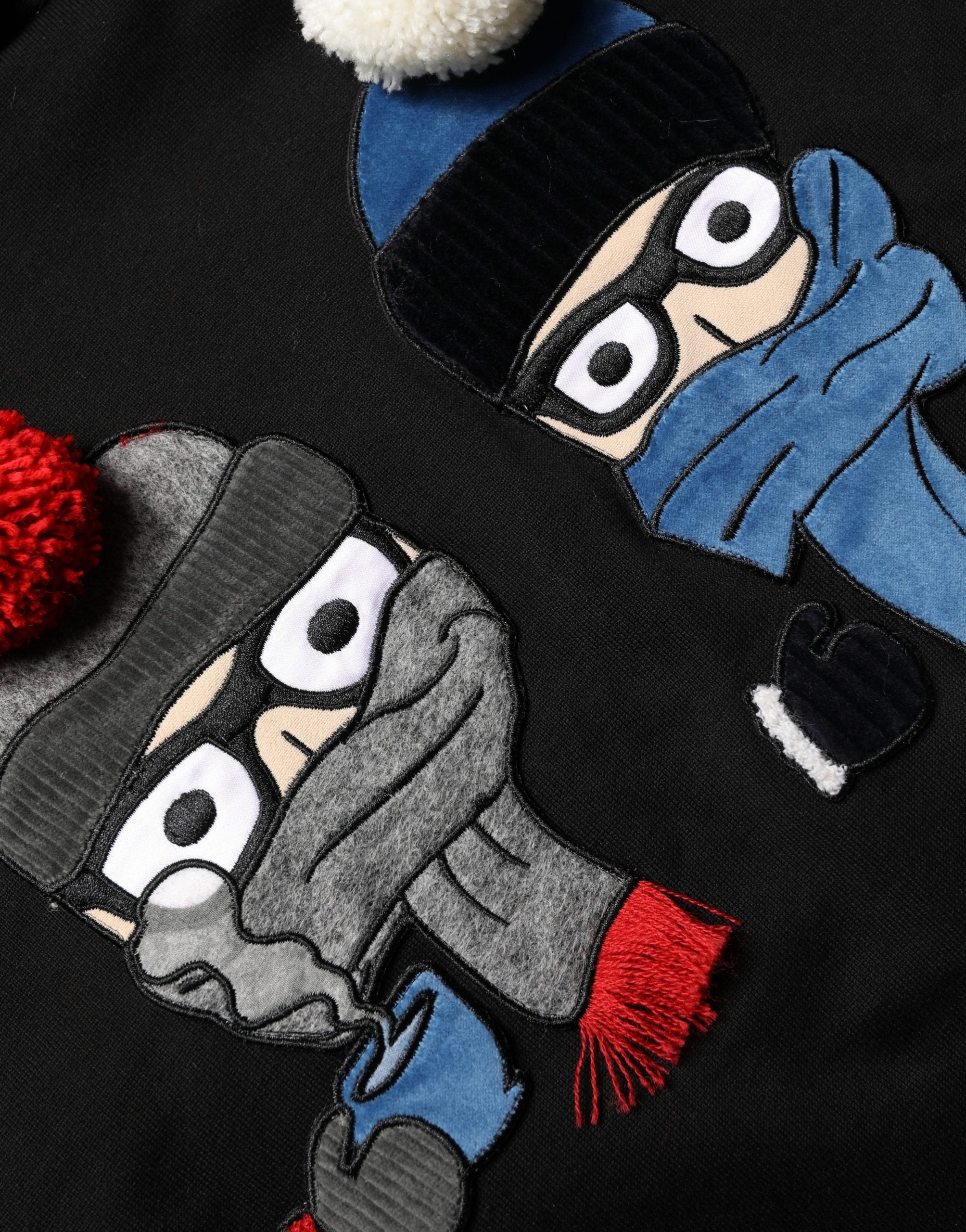 Dolce & Gabbana Hoodie από 100% βαμβάκι σε Μαύρο