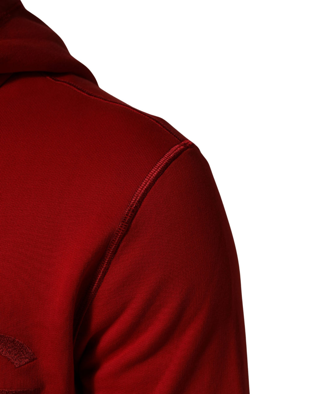 Dolce & Gabbana Cotton Hooded Full-Zip Sweater in Red