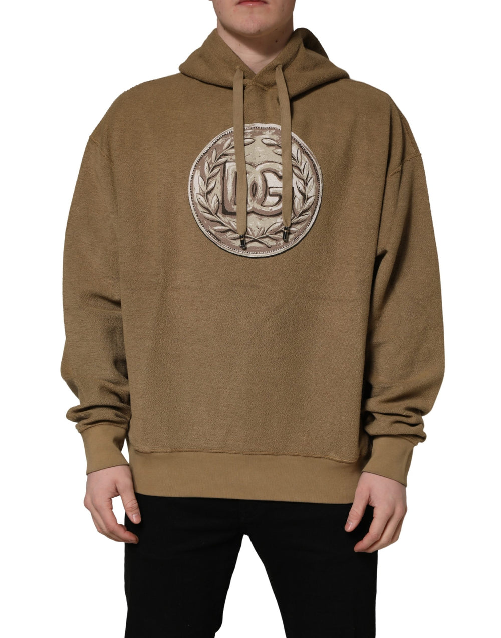 Dolce & Gabbana Cotton Hoodie in Brown