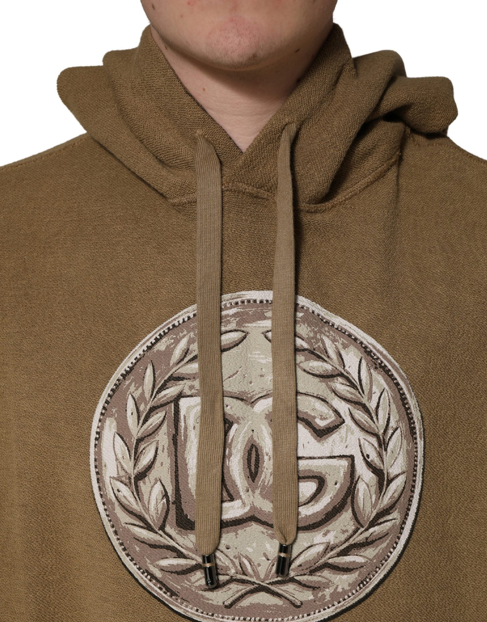 Dolce & Gabbana Cotton Hoodie in Brown