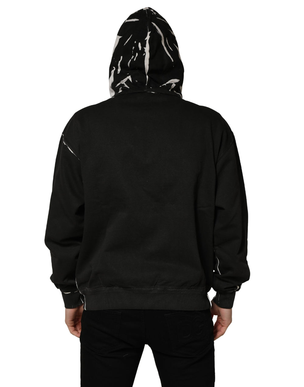 Dolce & Gabbana Hoodie από 100% βαμβάκι σε Μαύρο
