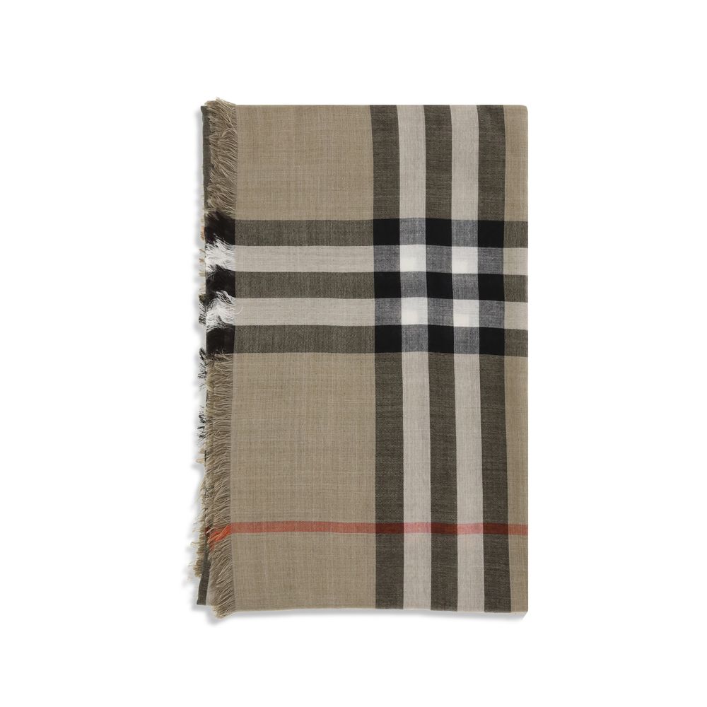 Beige Wool Scarf mens luxury fashion - Mens Edit