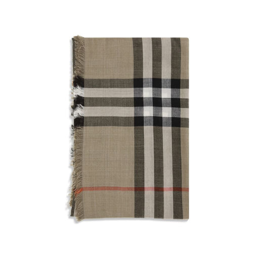 Beige Wool Scarf mens luxury fashion - Mens Edit