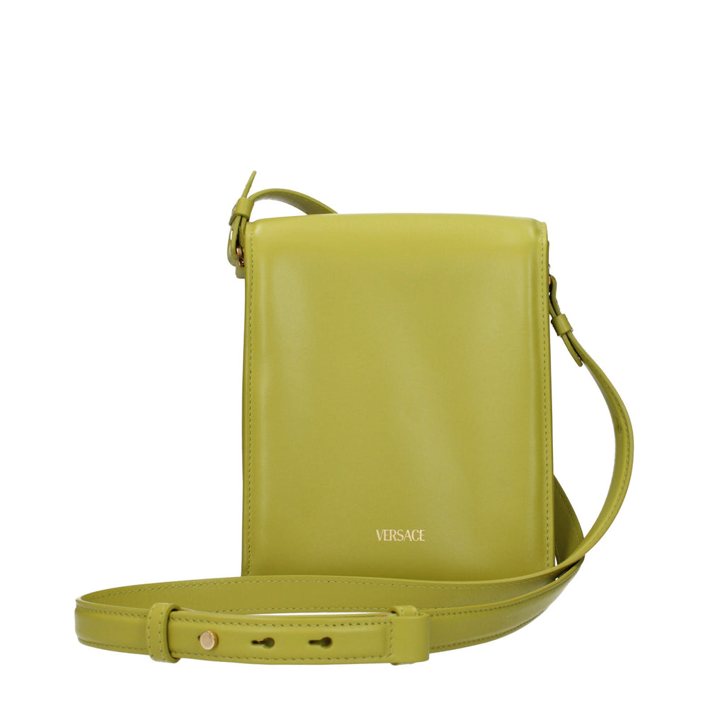 Versace Leather Crossbody Bag in Green