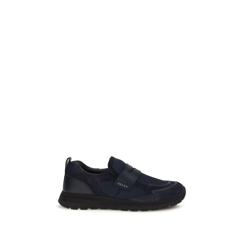 Blue Calf Leather Bos Taurus Athletic Sneakers mens luxury fashion - Mens Edit