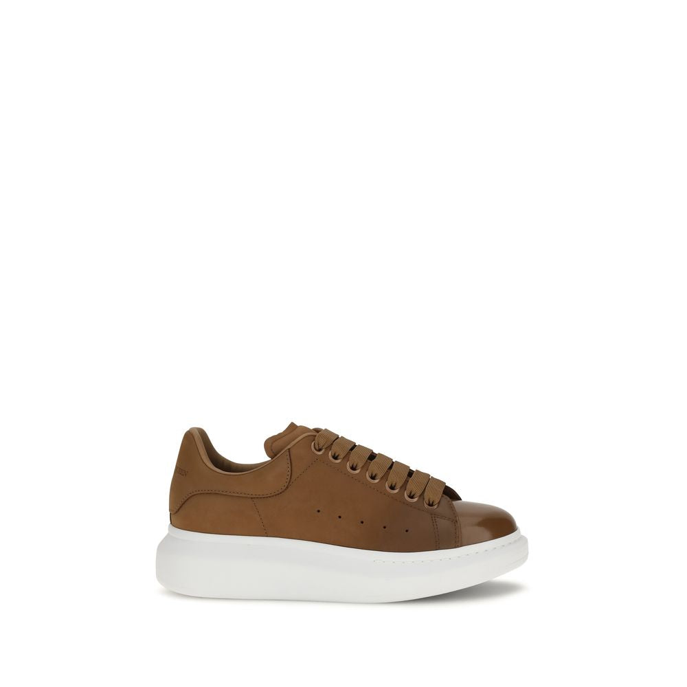 Alexander McQueen Δερμάτινα Sneakers σε Καφέ