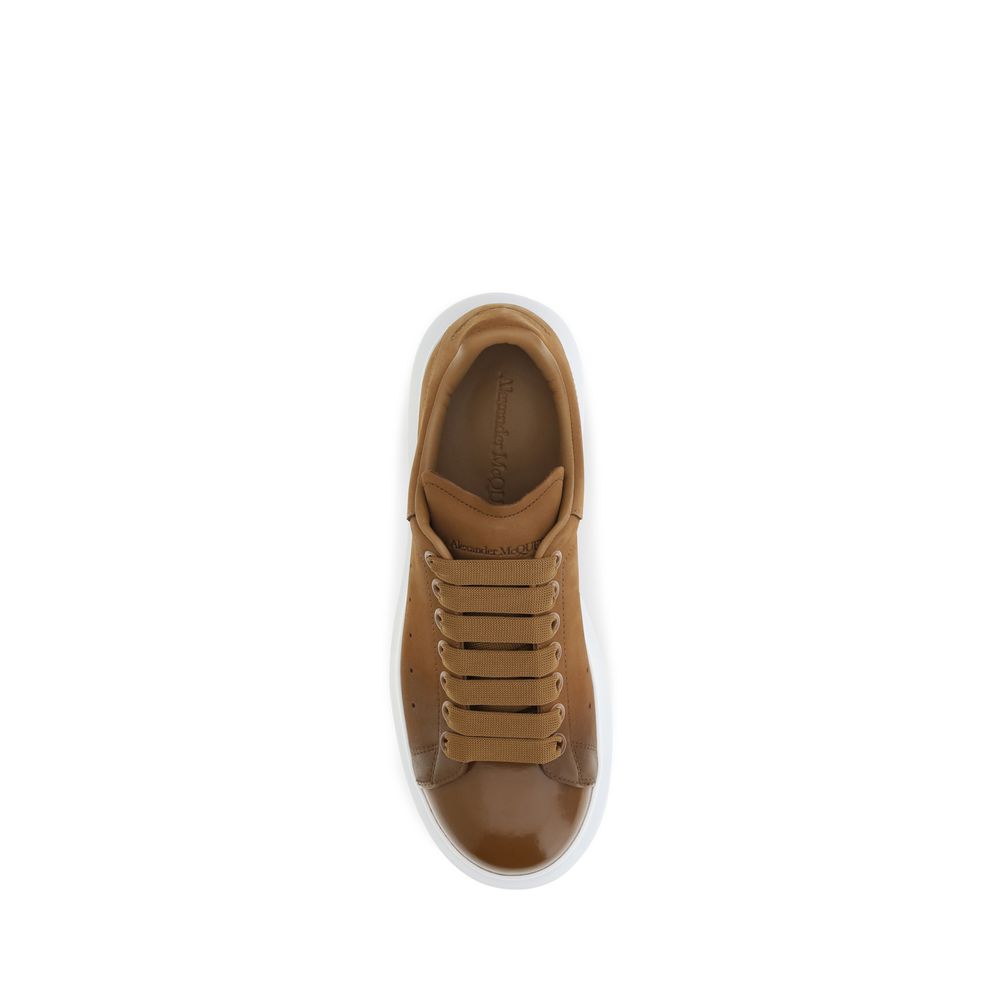Alexander McQueen Δερμάτινα Sneakers σε Καφέ