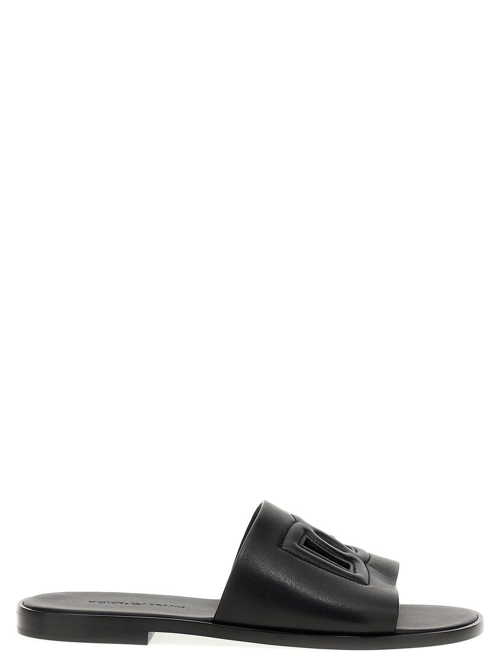 Black Leather Slides mens luxury fashion - Mens Edit