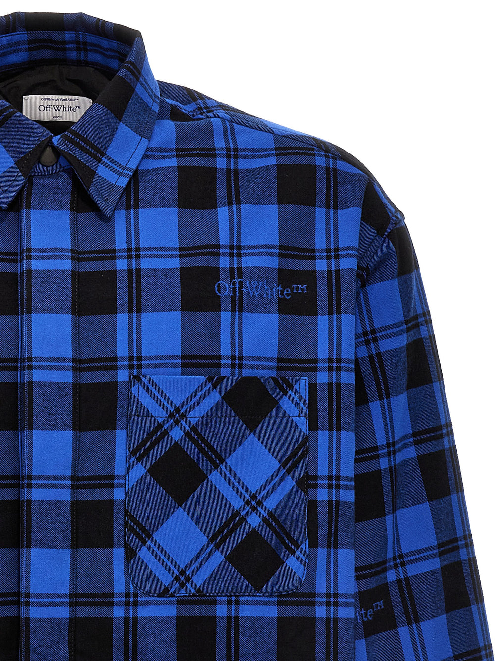 Blue Cotton Pattern Shirt