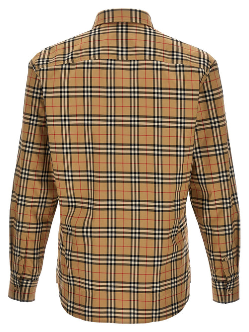Burberry Πουκάμισο από 100% βαμβάκι σε Μπεζ