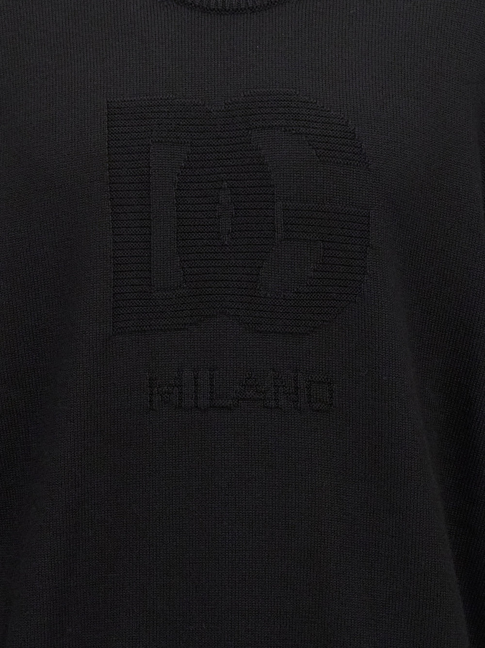 Black Virgin Wool Cardigan