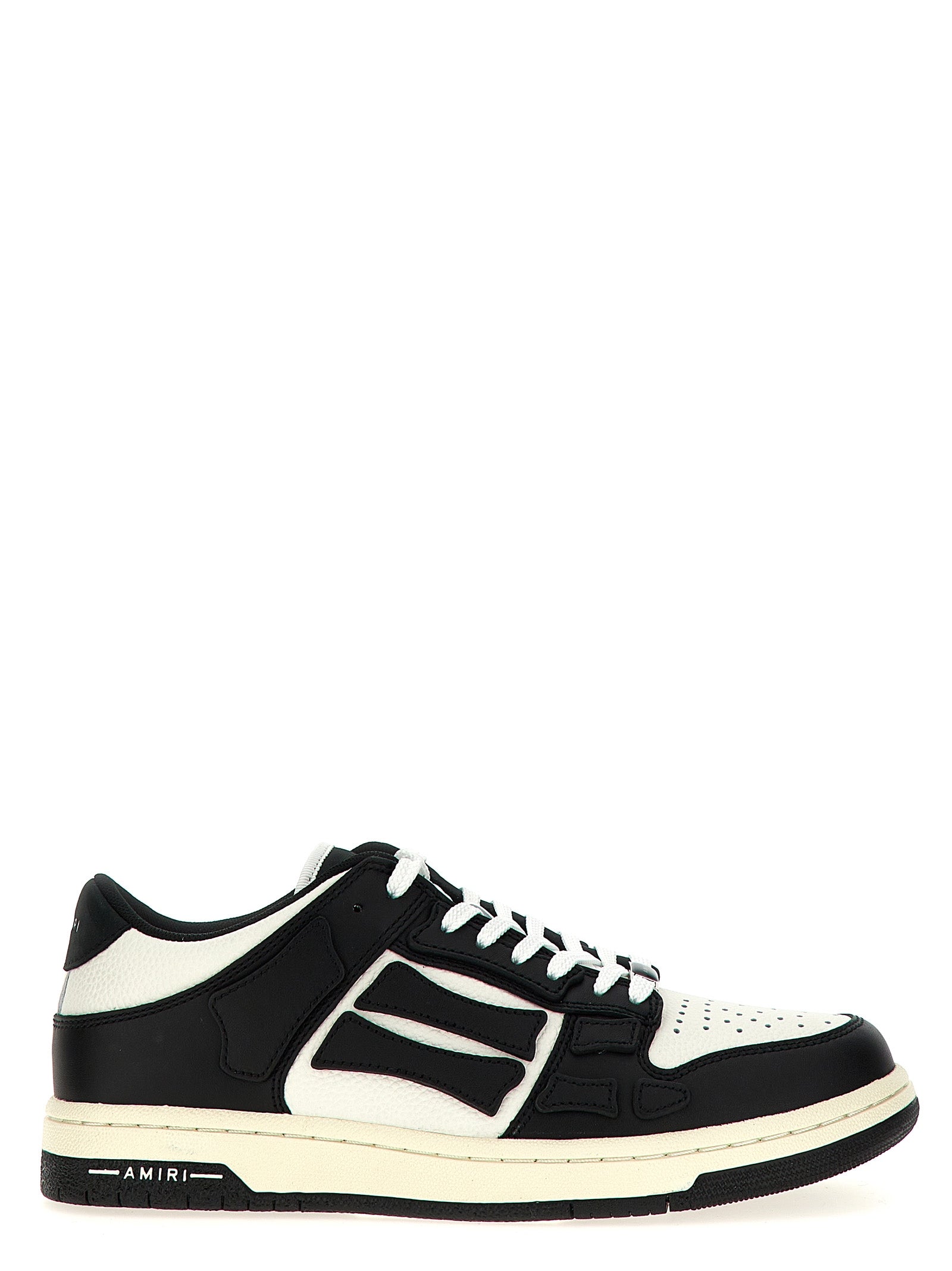 Amiri Δίχρωμα Δερμάτινα Sneakers σε Λευκό και Μαύρο