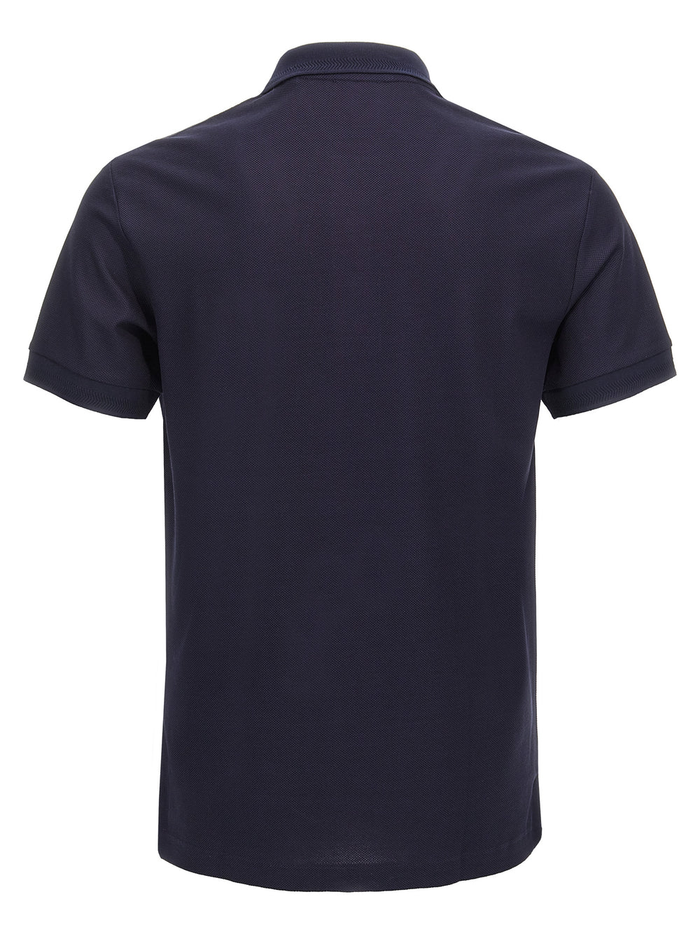 Blue Cotton Polo Shirt