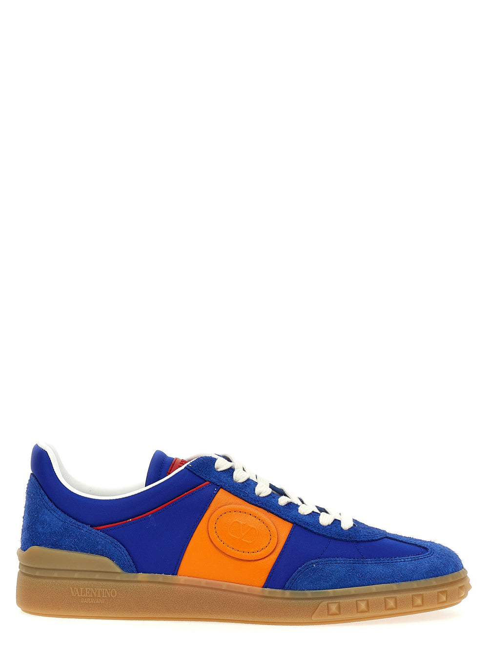 Blue Bovine Leather Low Top Sneakers mens luxury fashion - Mens Edit