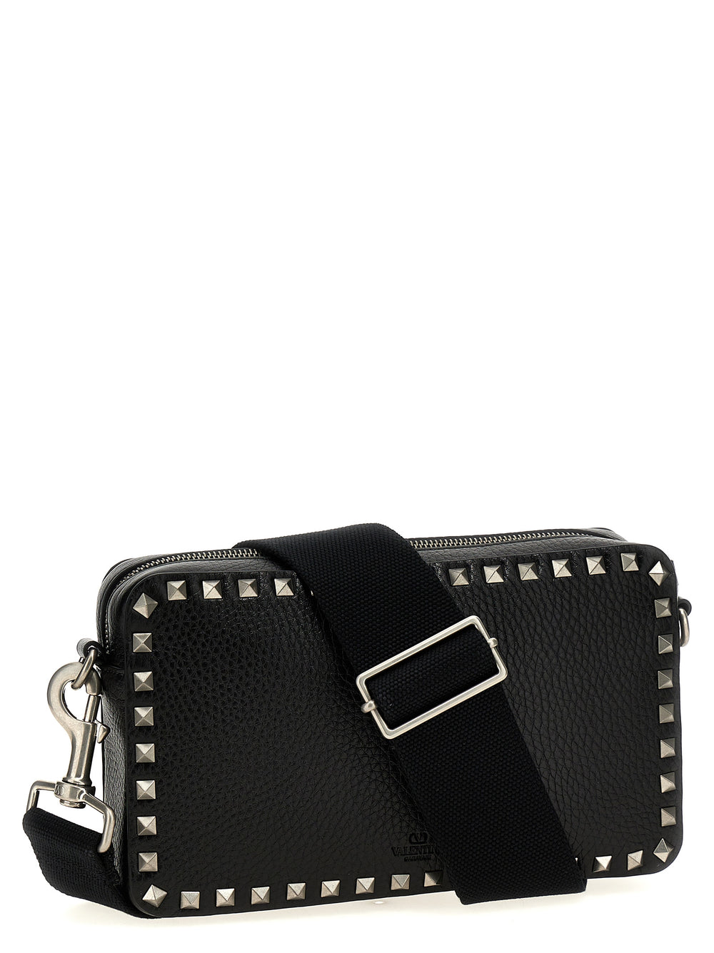 Black Calfskin Crossbody Bag