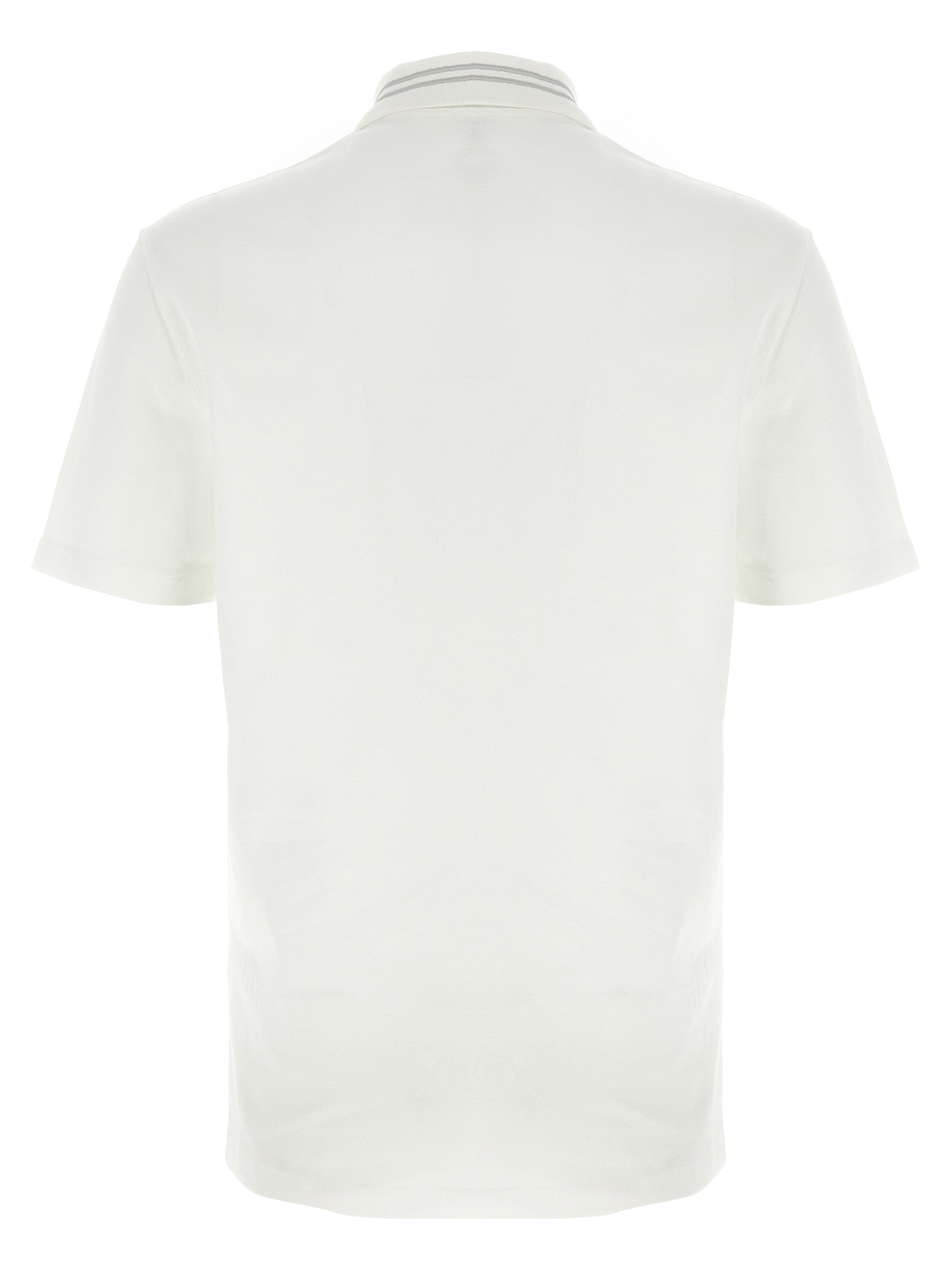 Versace 100% Cotton Polo Shirt in White