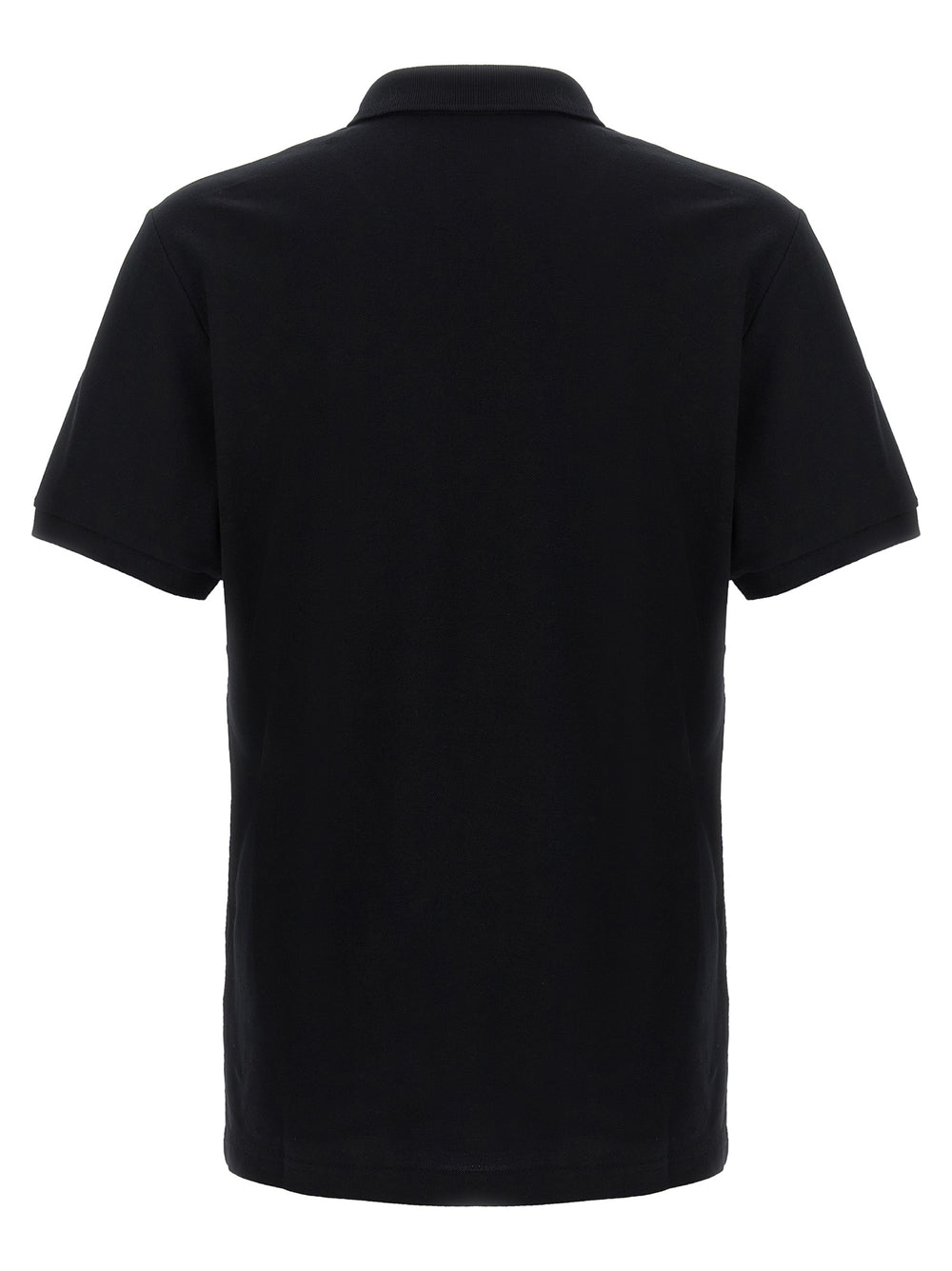 Black Cotton Polo Shirt