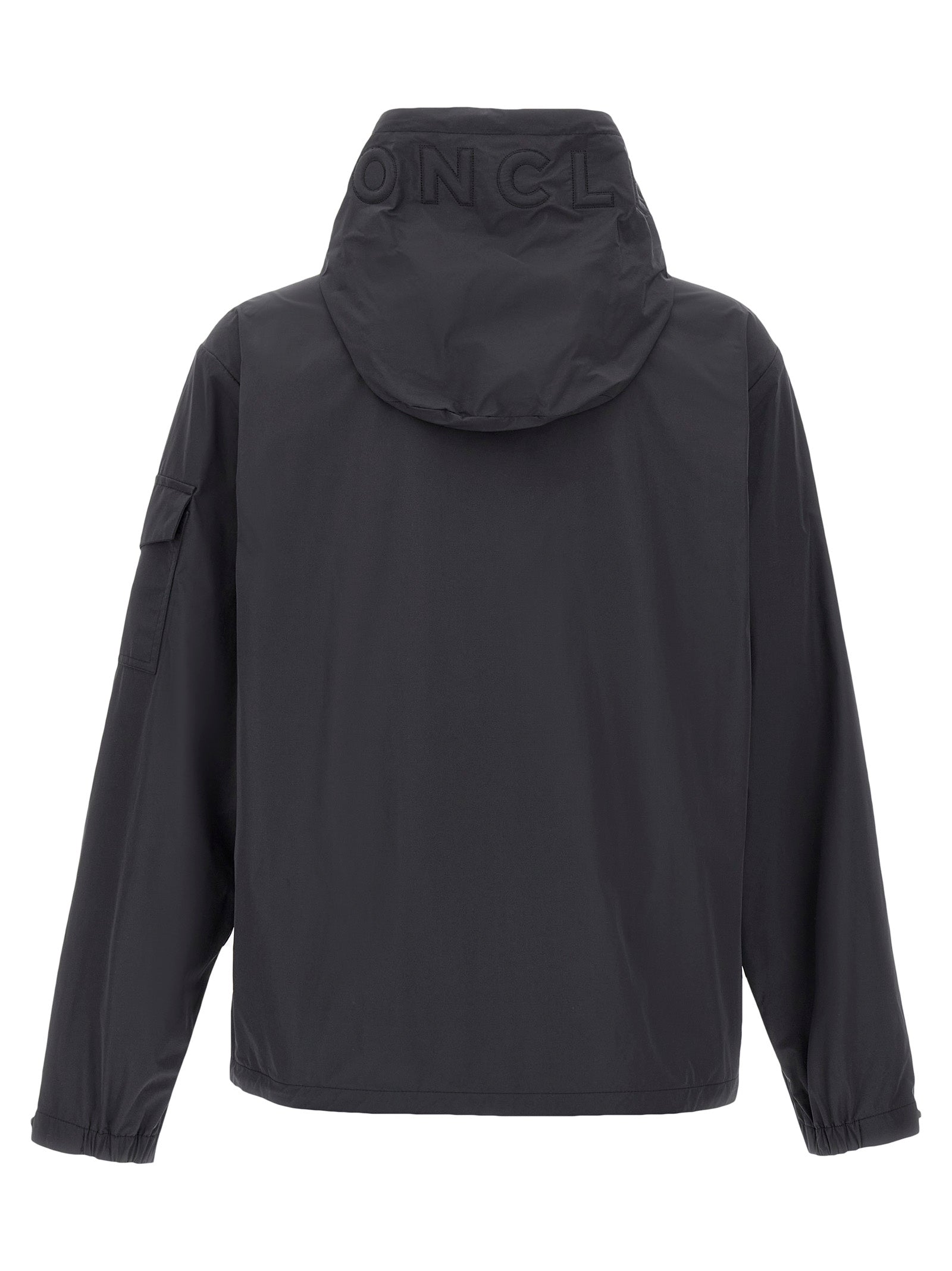 Moncler Μπουφάν από Πολυεστέρα σε Μαύρο