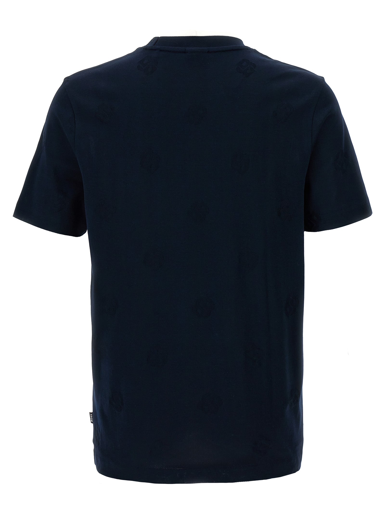 Hugo Boss Βαμβακερό T-Shirt σε Μπλε