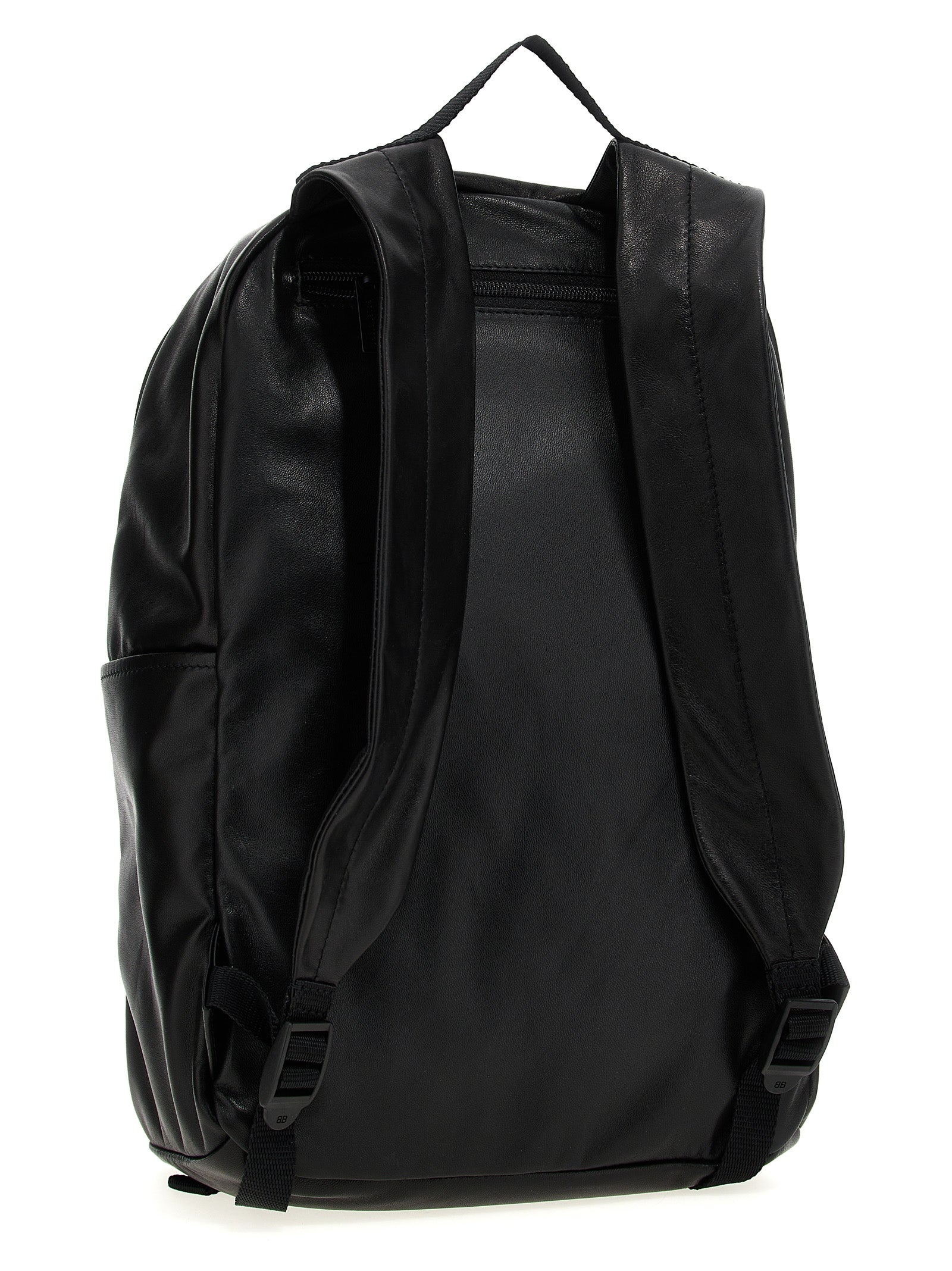 Balenciaga Δίχρωμο Σακίδιο από Δέρμα Αρνιού σε Λευκό και Μαύρο