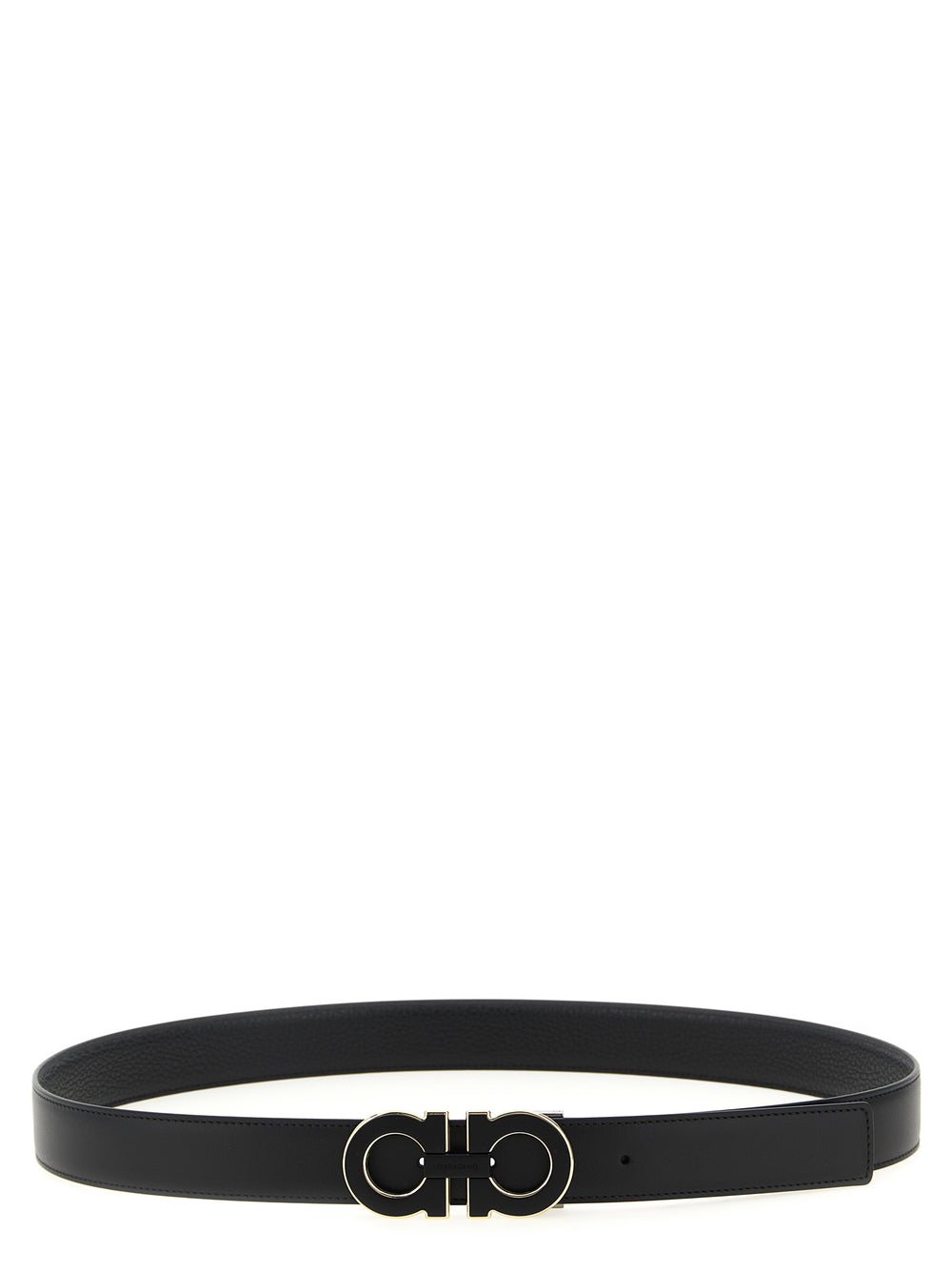 Black Calfskin Regular Belt