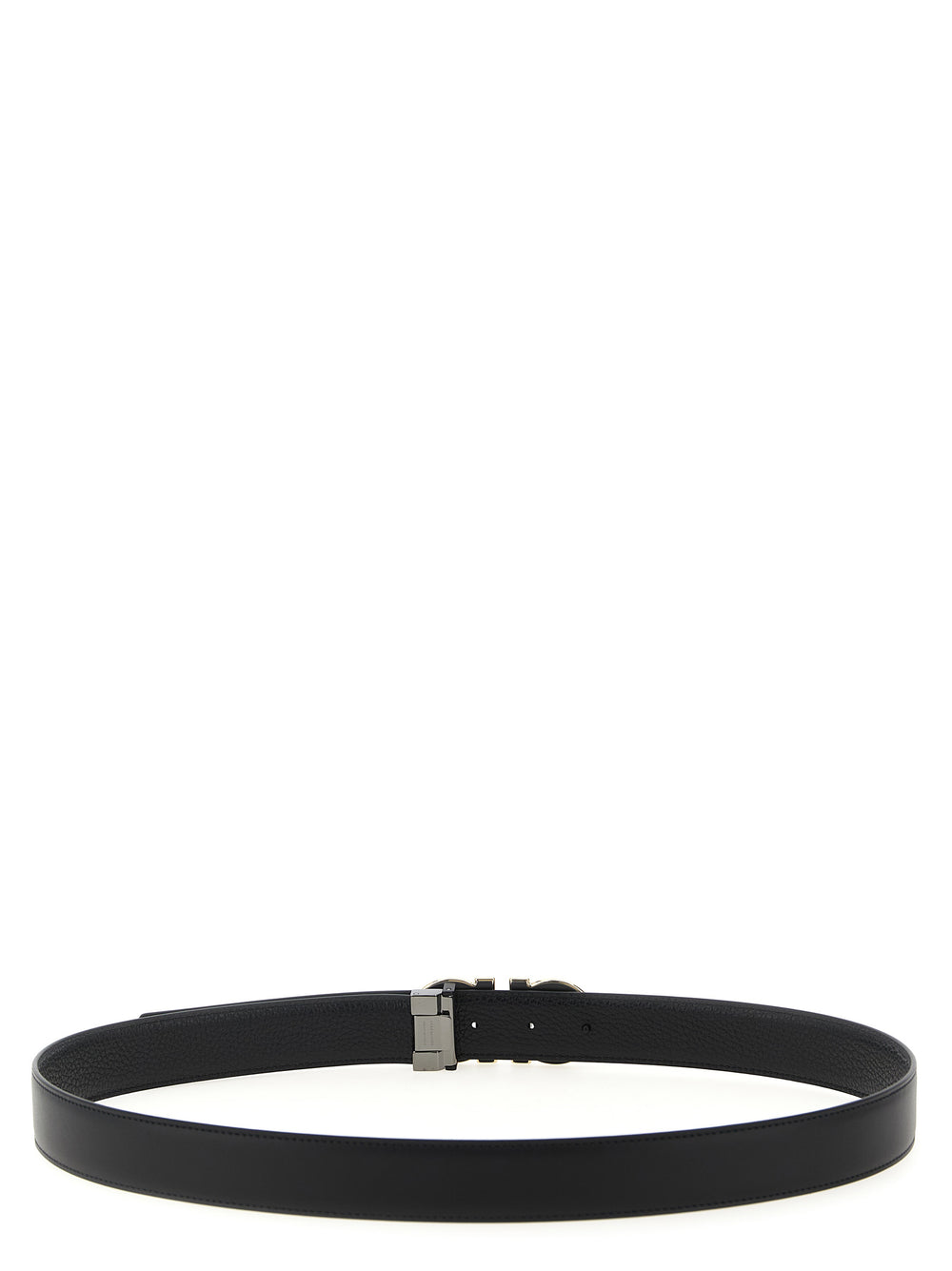 Black Calfskin Regular Belt