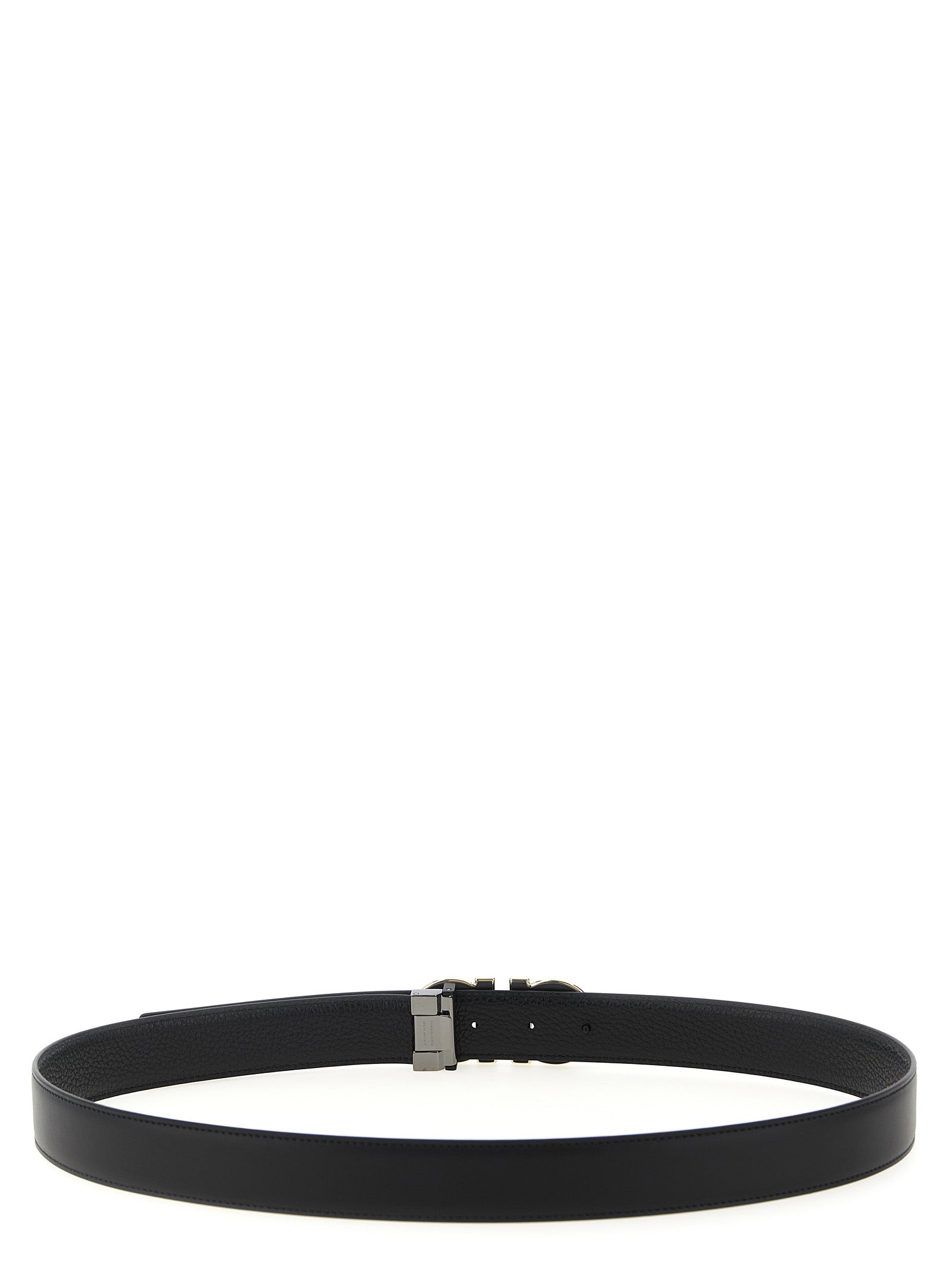 Black Calfskin Regular Belt