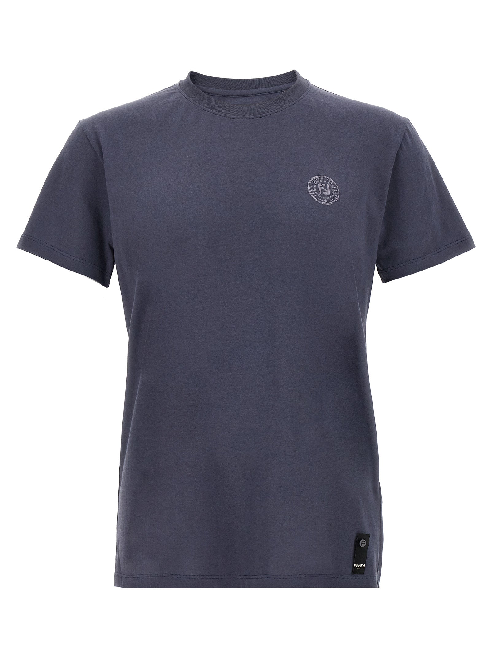 Fendi T-shirt από 100% βαμβάκι σε Μπλε