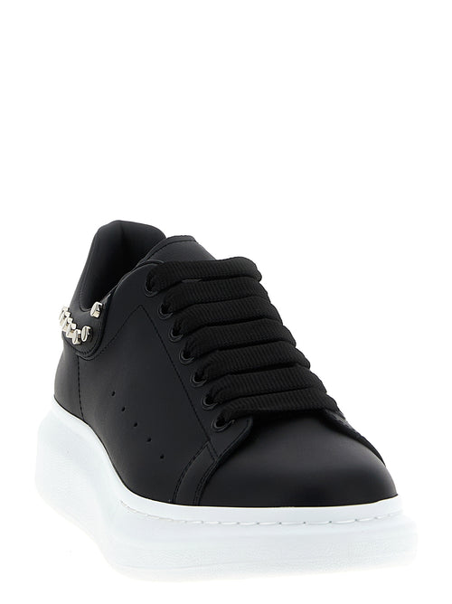 Alexander McQueen Calfskin Chunky Sneakers in Black