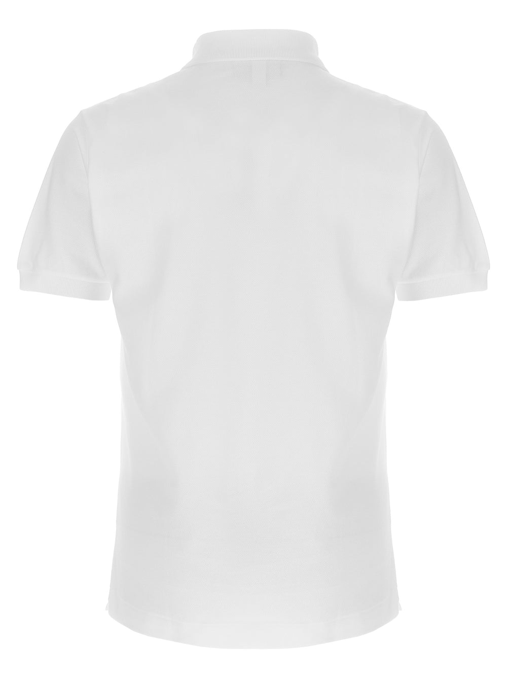 White Cotton Polo Shirt