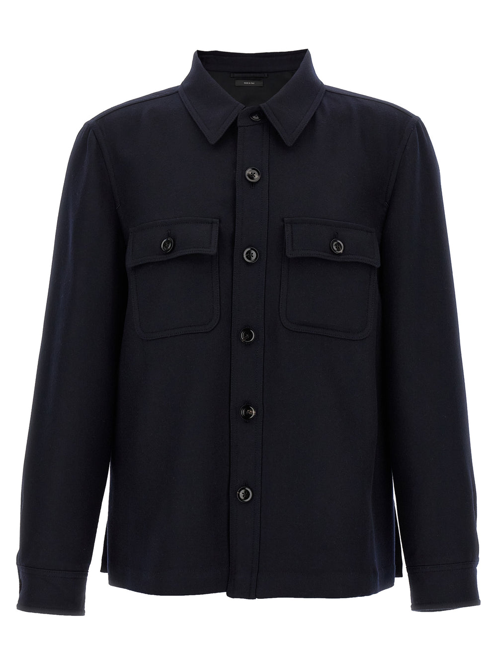 Blue Wool Blouse