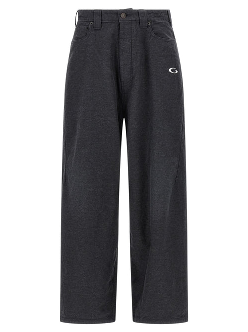Gray Cotton Casual Pants mens luxury fashion - Mens Edit