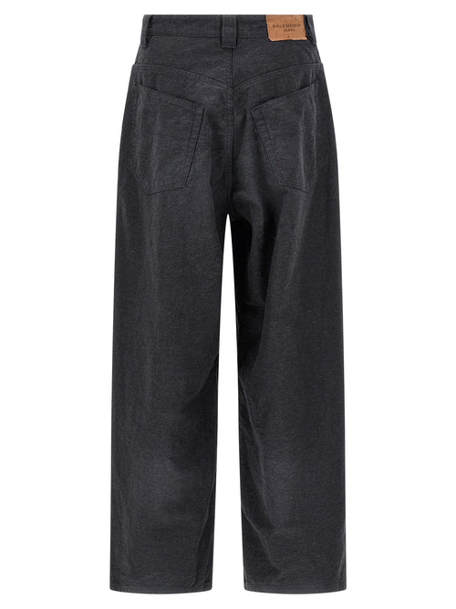Balenciaga Βαμβακερό Παντελόνι Joggers σε Γκρι