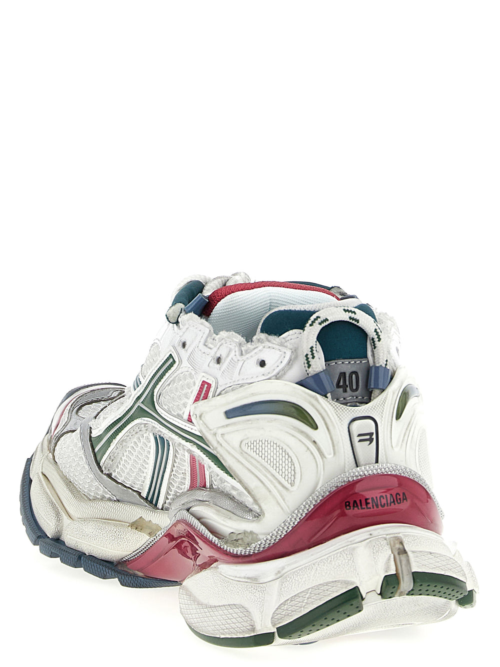 Multicolor Polyethylene Athletic Sneakers