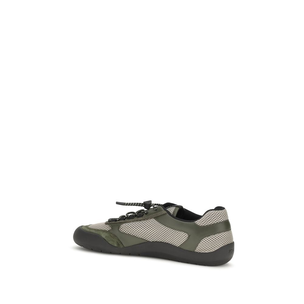 Prada Sneakers Δίχρωμα σε Μαύρο και Λευκό