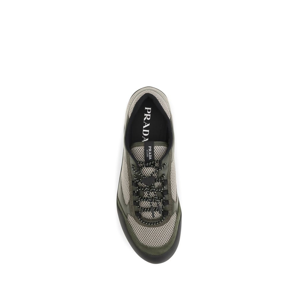 Prada Sneakers Δίχρωμα σε Μαύρο και Λευκό