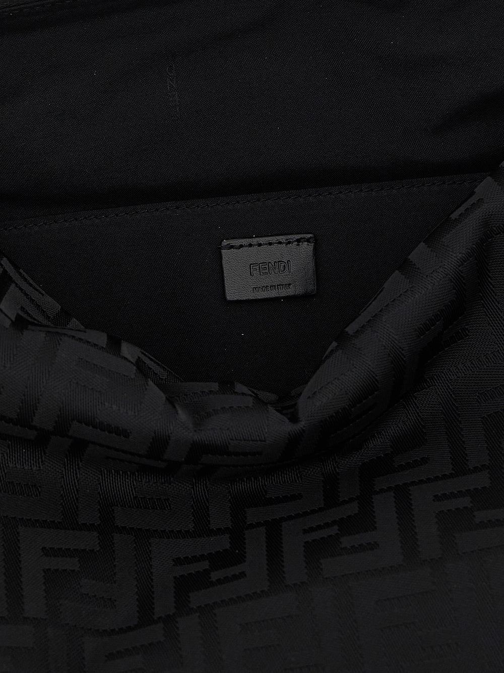 Black Polyamide Shoulder Bag